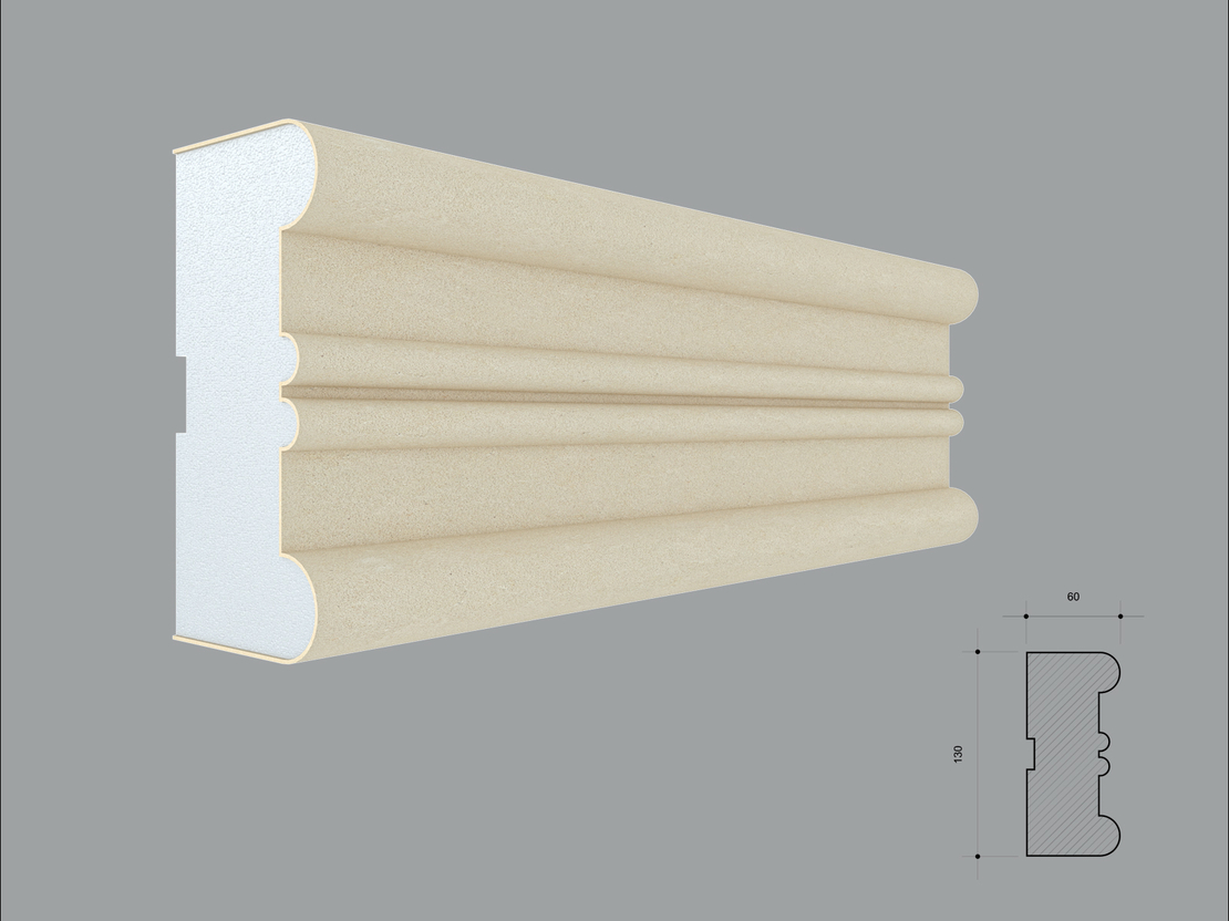 Ancadrament fereastra exterior FP142 dimensiuni 130x60x2000mm