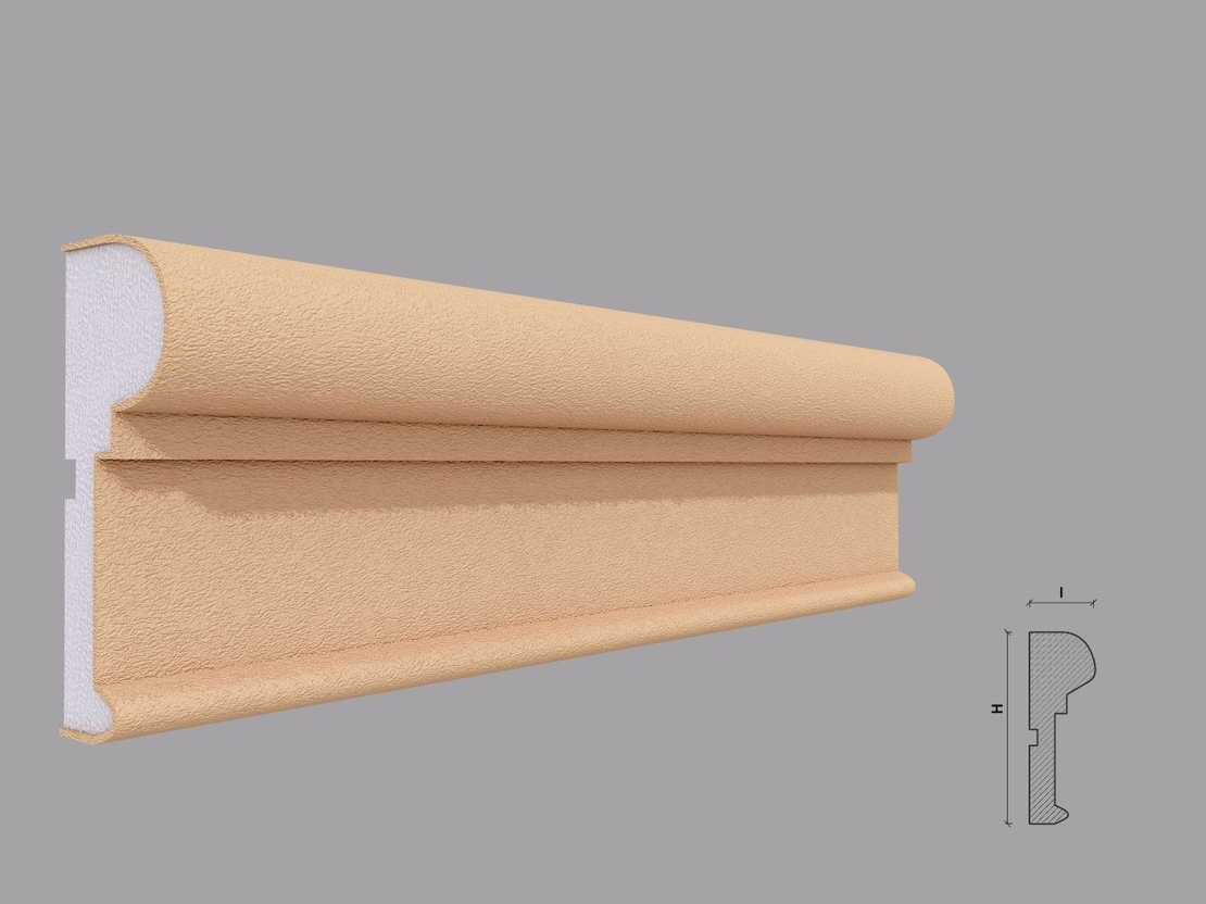 Ancadrament fereastra exterior F113 dimensiuni 120x40x2000mm