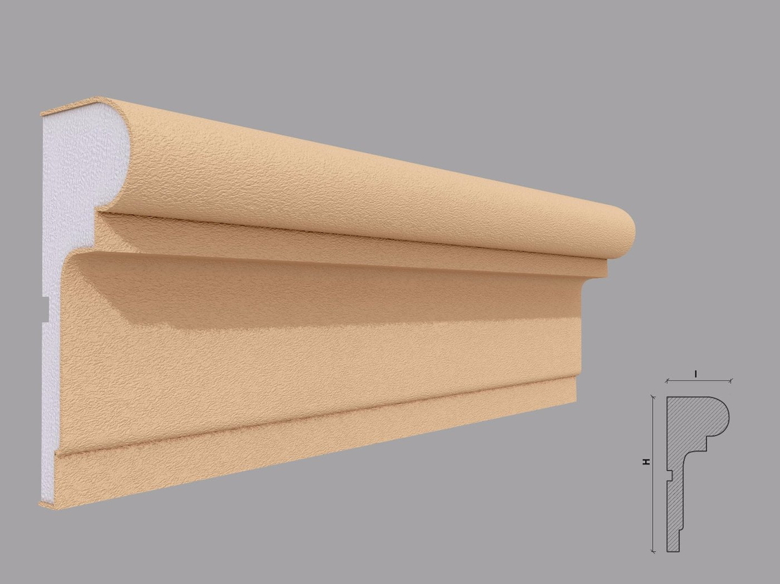 Ancadrament fereastra exterior F107 dimensiuni 150x60x2000mm