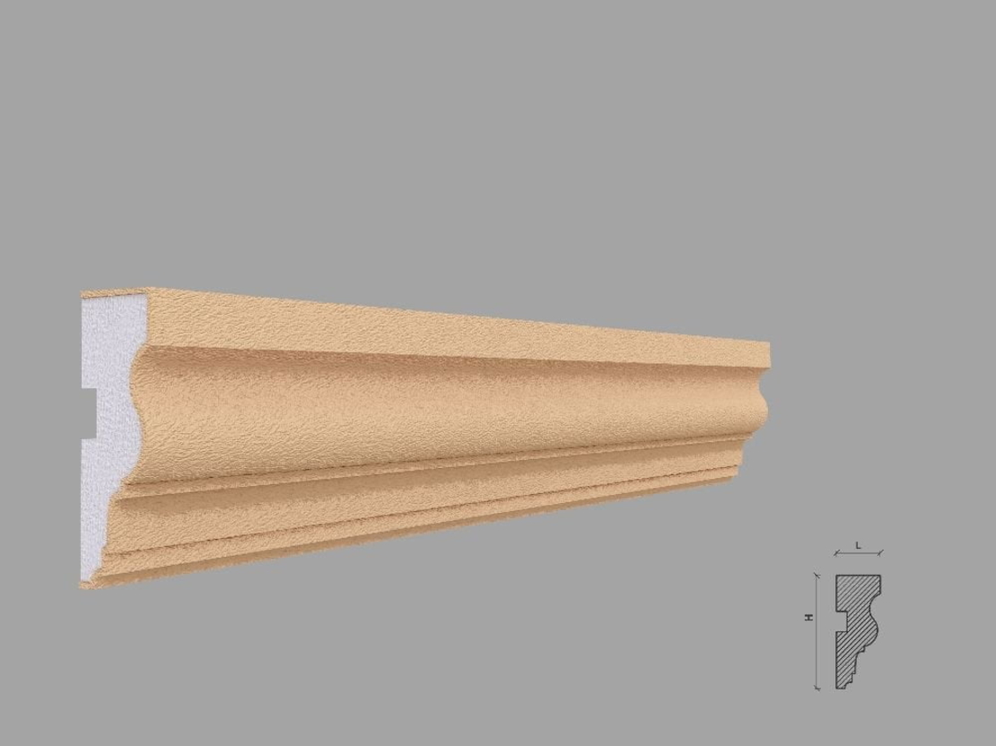 Ancadrament fereastra exterior FP140 dimensiuni 80x31x2000mm