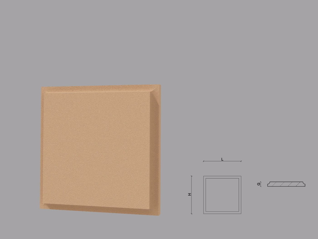 Coltar decorativ de exterior CL01 dimensiuni 250x33x250mm