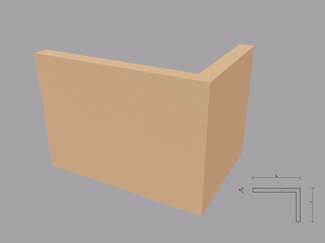 Coltar decorativ de exterior CL05 dimensiuni 250x35x350x250mm