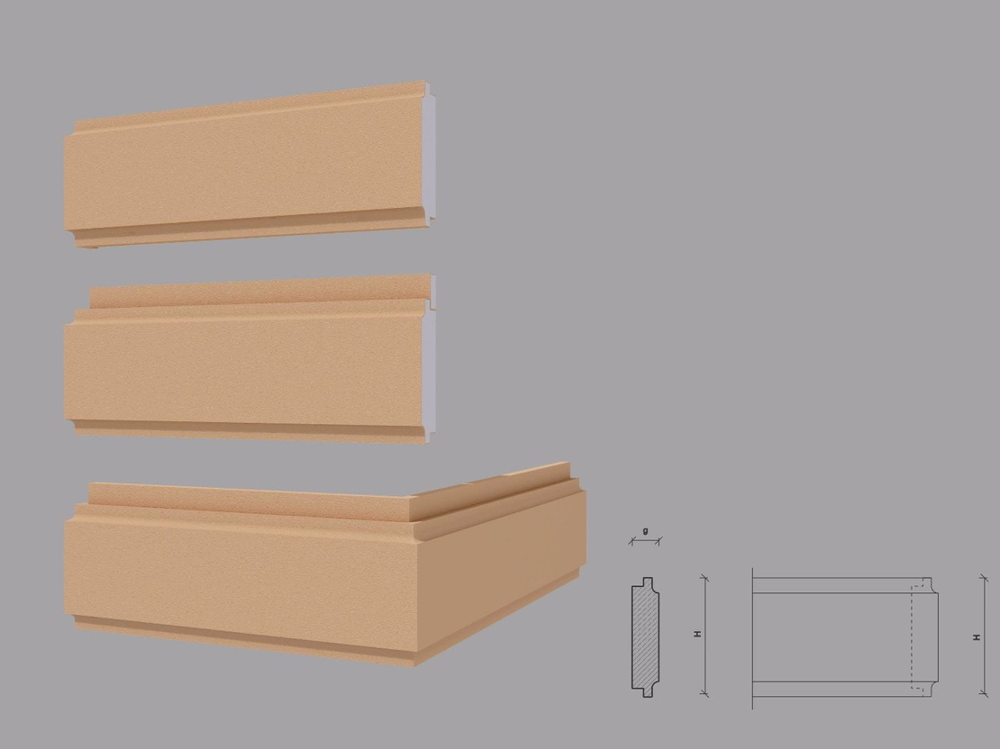 Coltar decorativ de exterior FPCL06 dimensiuni 250x30x2000mm