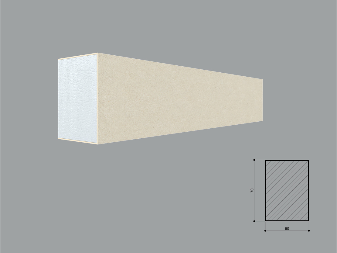 Ancadrament fereastra exterior FP144 dimensiuni 70x50x2000mm