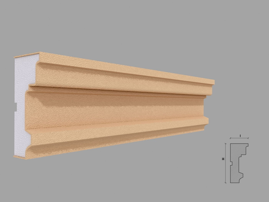 Ancadrament fereastra exterior F104 dimensiuni 110x50x2000mm