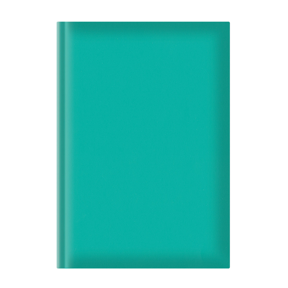 Agenda A5, nedatata, hartie offset alb, turcoaz