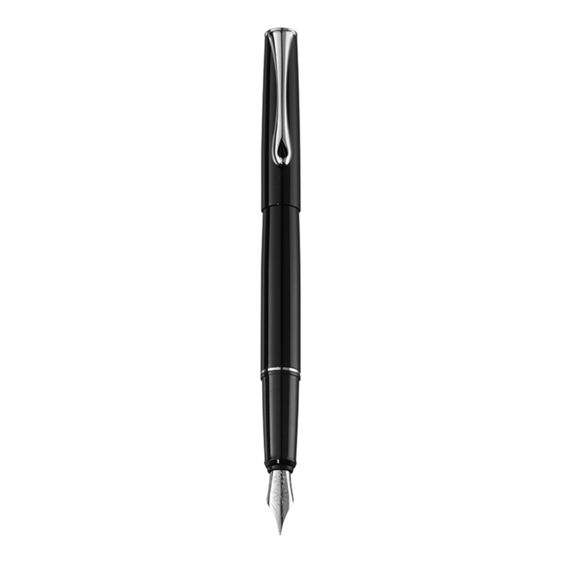 Stilou DIPLOMAT Esteem, cu penita B, din otel inoxidabil - black lacquer