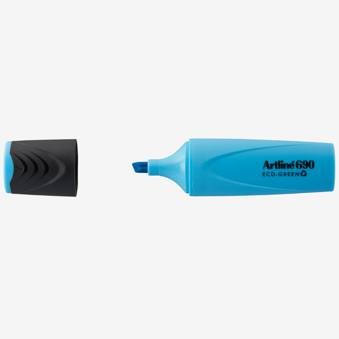 Textmarker ARTLINE 690 Eco Green, varf tesit 1.0-4.0mm
