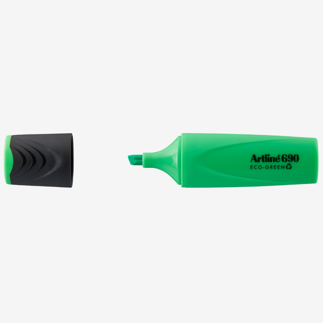 Textmarker ARTLINE 690 Eco Green, varf tesit 1.0-4.0mm