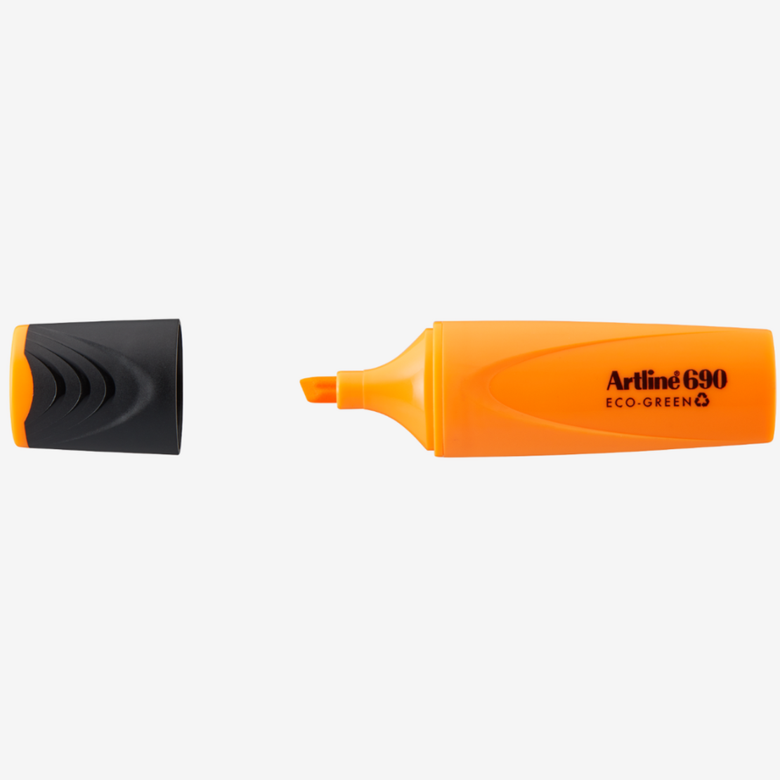 Textmarker ARTLINE 690 Eco Green, varf tesit 1.0-4.0mm