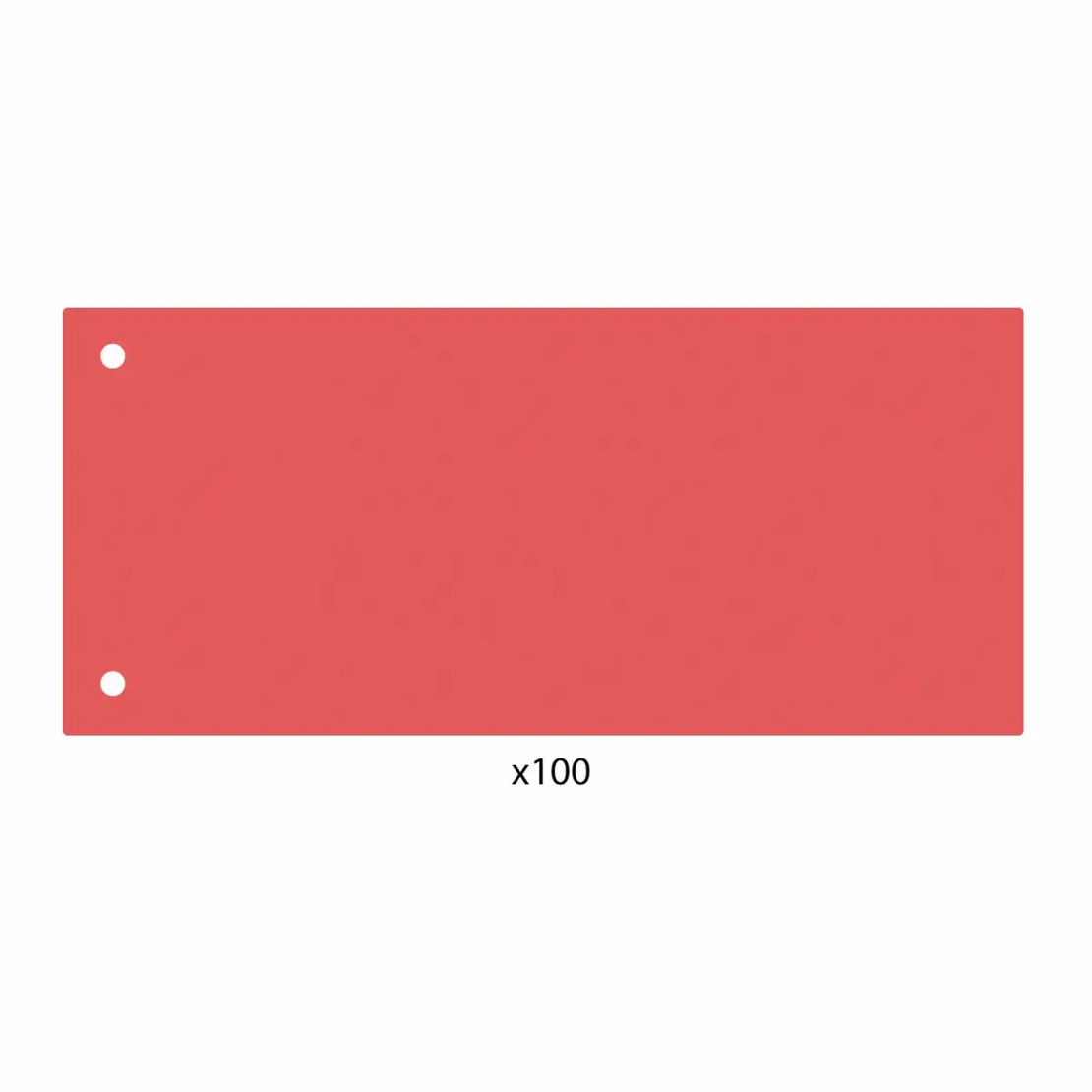 Separatoare PP pentru biblioraft, 160 microni 105 x 240mm, 100/set, rosii
