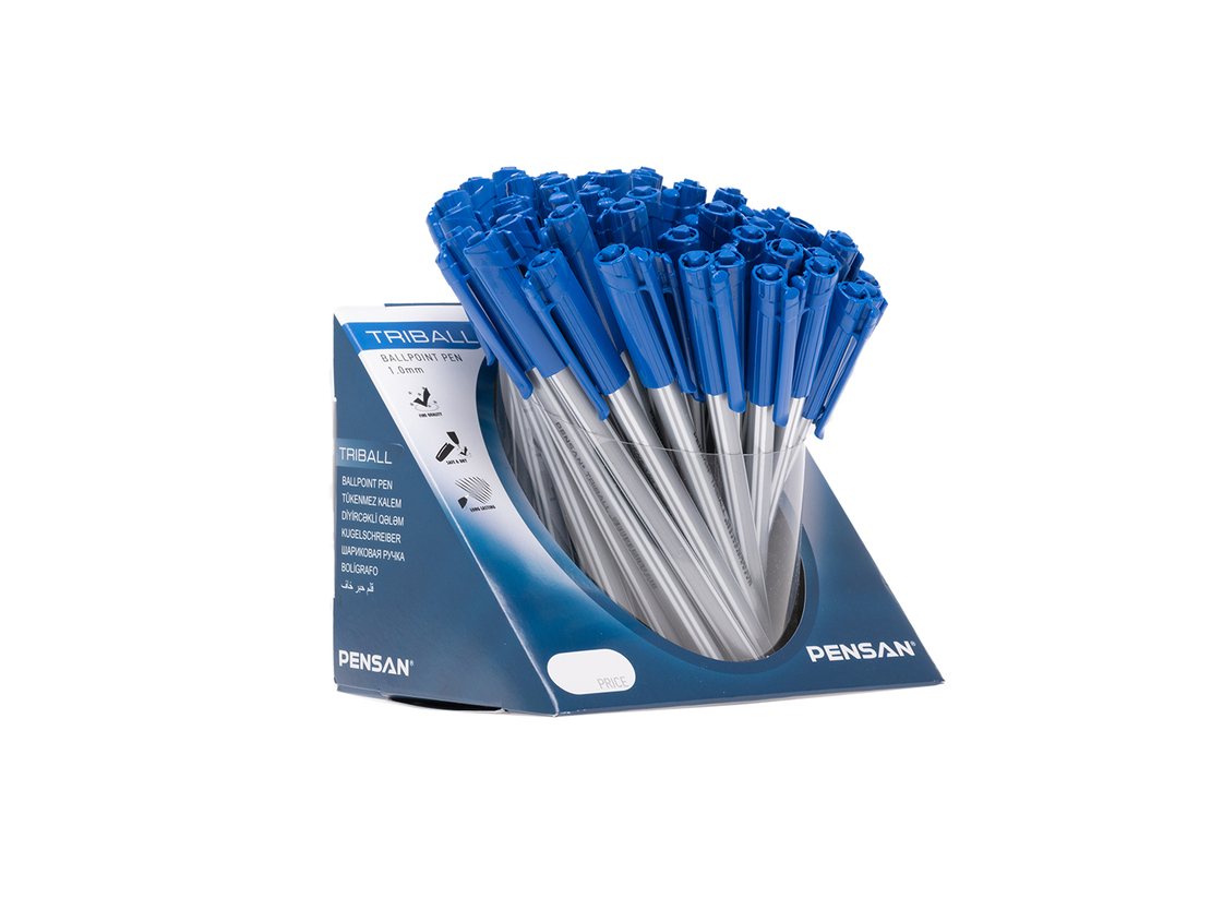 Pix Pensan Triball, varf 1 mm, scriere albastra