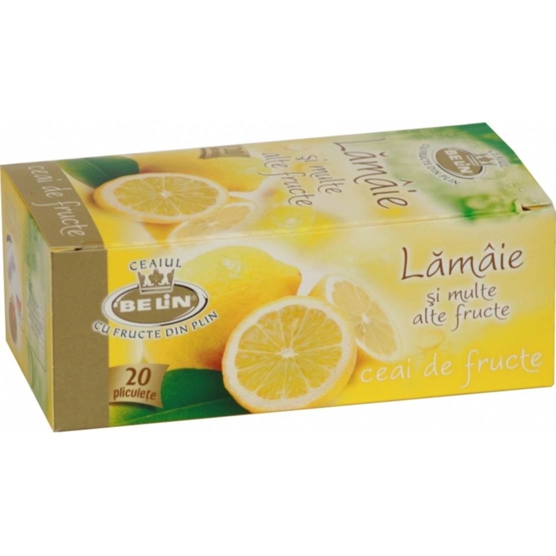 Ceai Belin lamaie si alte fructe, 20 pliculete