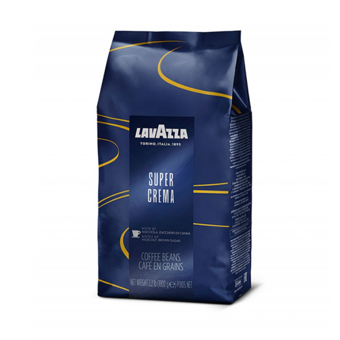 Cafea Lavazza super crema ESPRESSO blue, 1000 gr./pachet - boabe