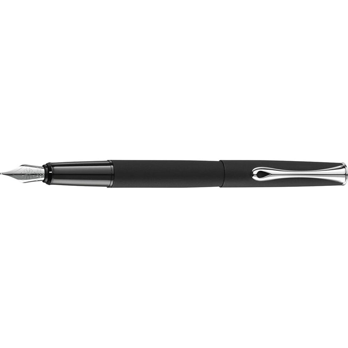 Stilou DIPLOMAT Esteem, cu penita M, din otel inoxidabil - lapis black