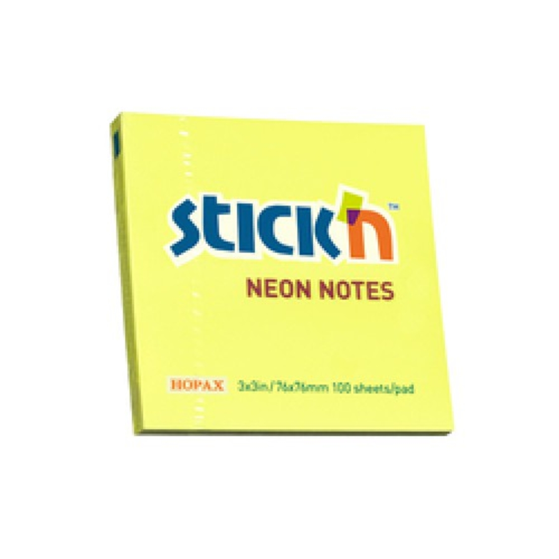 Notes adeziv 76x76x100 file Hopax, culori neon