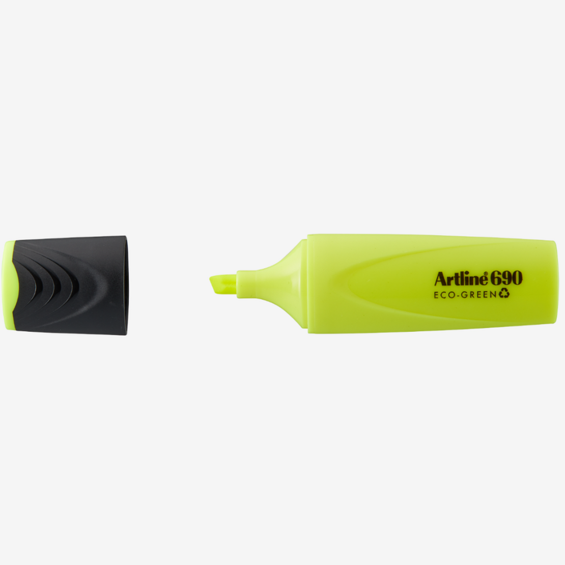 Textmarker ARTLINE 690 Eco Green, varf tesit 1.0-4.0mm