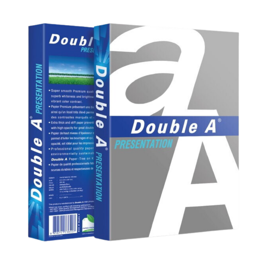 Hartie alba pentru copiator A4,100gsm, 200coli/top, clasa A, Double A - Presentation