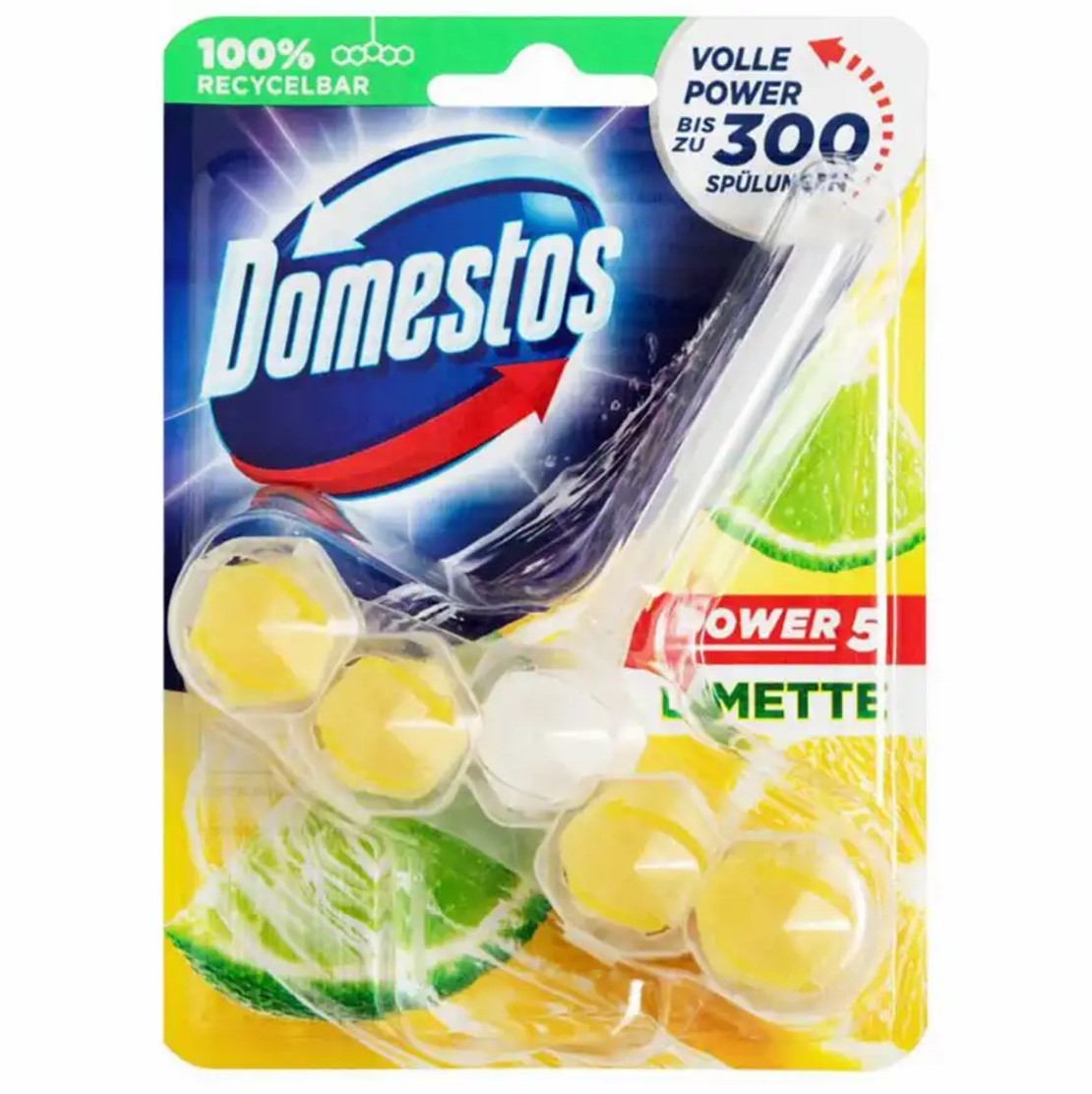 DOMESTOS , odorizant solid pentru toaleta, 3 bucati