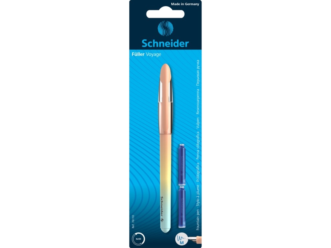 Stilou SCHNEIDER Voyage + 2 rezerve cerneala/blister