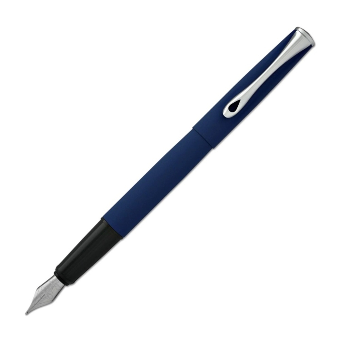Stilou DIPLOMAT Esteem, cu penita M, din otel inoxidabil - lapis blue
