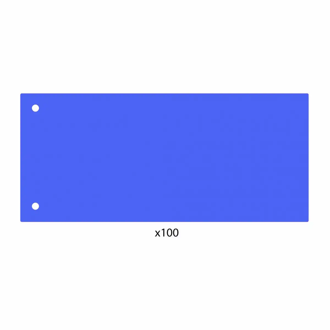 Separatoare PP pentru biblioraft, 160 microni 105 x 240mm, 100/set, albastre