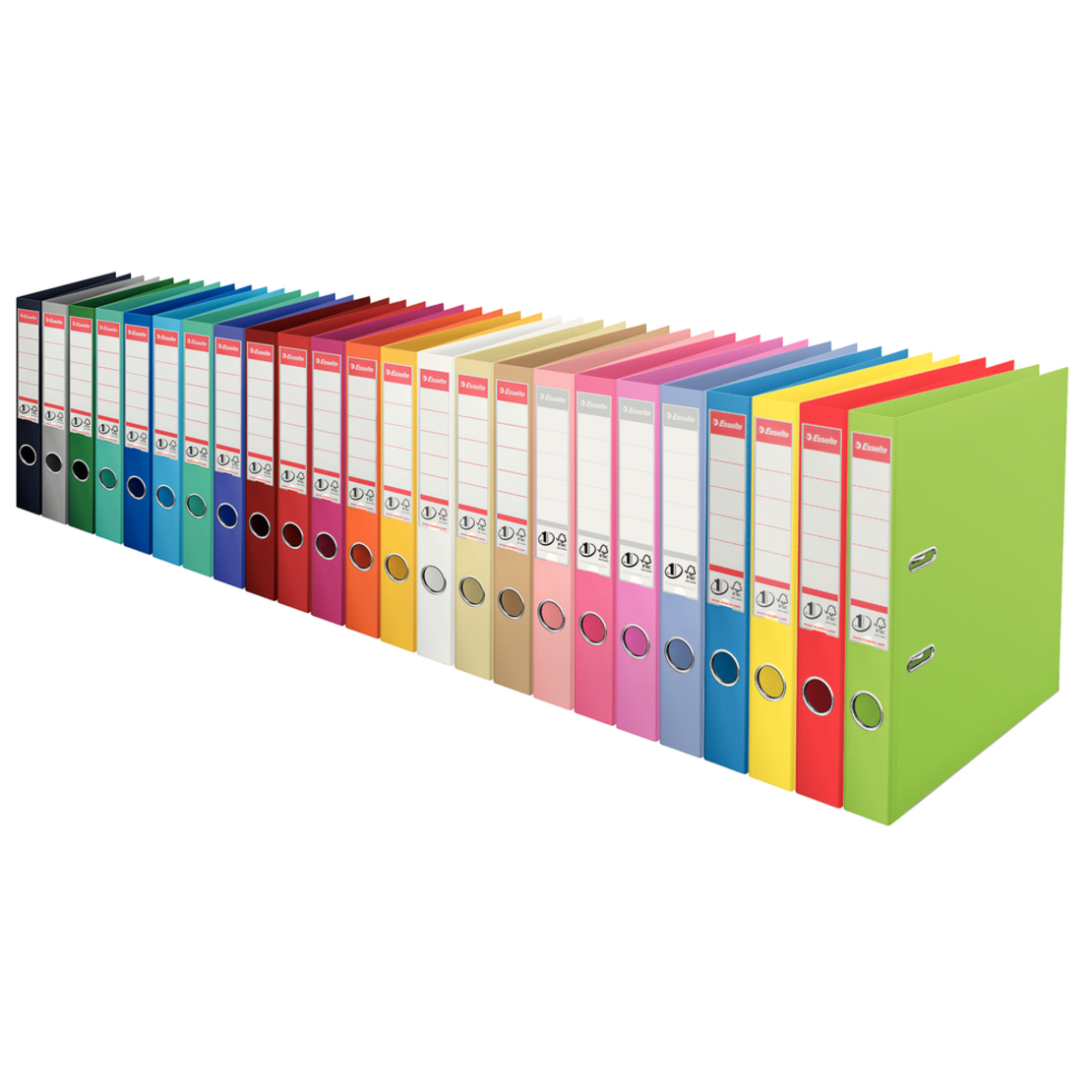 Biblioraft Esselte No.1 Power, PP/PP, partial reciclat, FSC, A4, 50 mm, culoarea nisipului