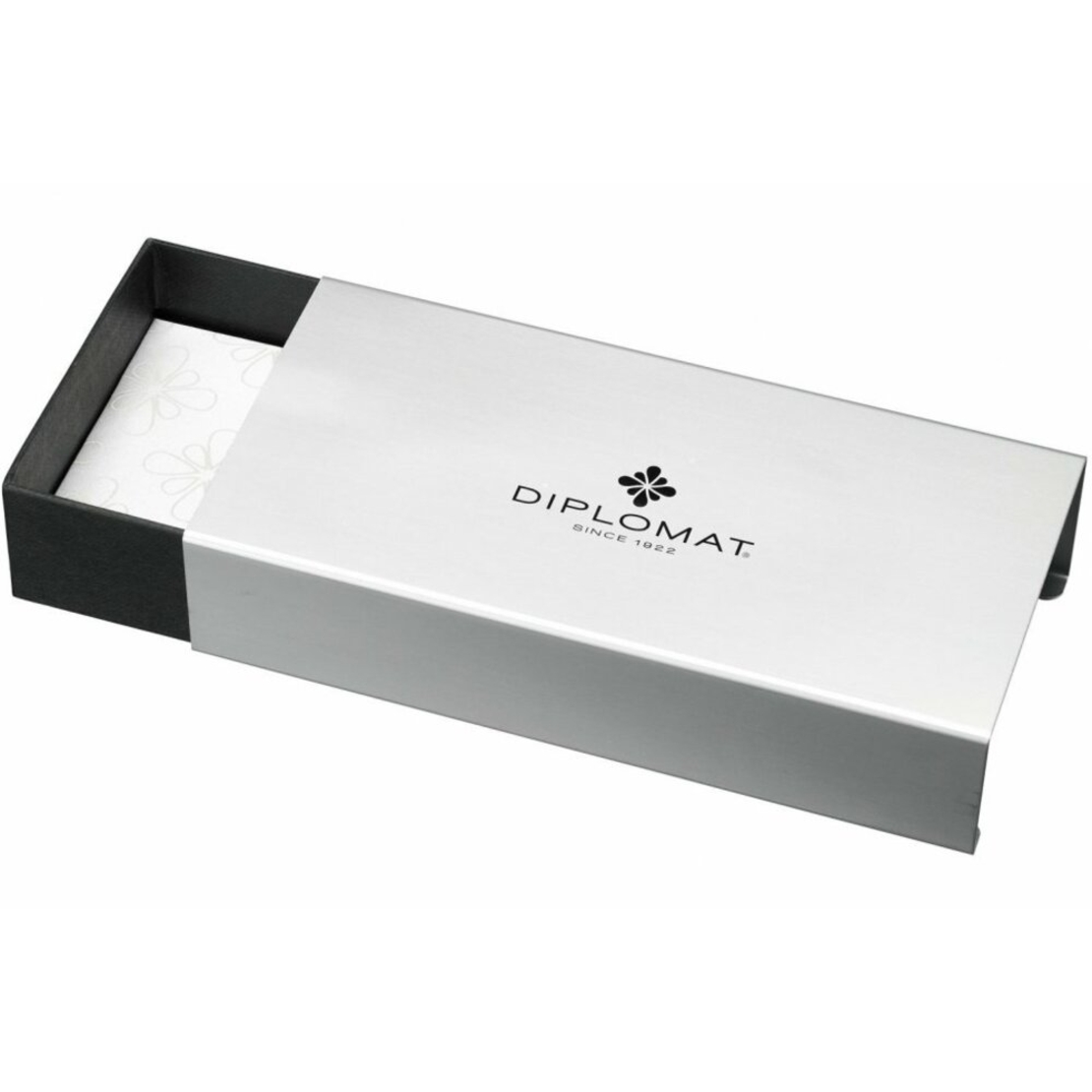 Stilou DIPLOMAT Esteem, cu penita F, din otel inoxidabil - matt chrome