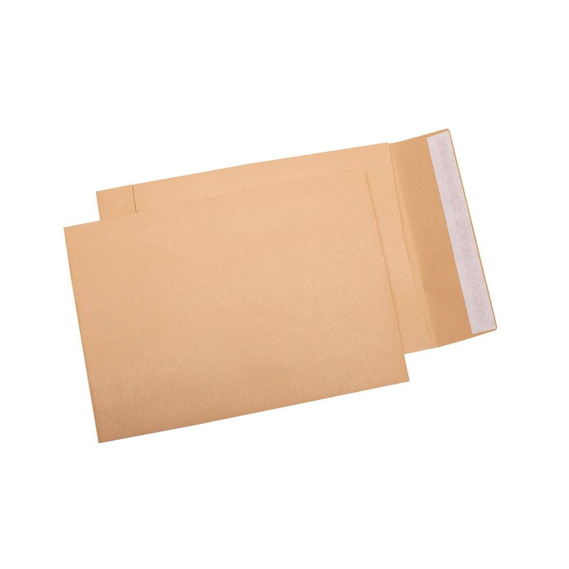 Plic B4 cu burduf, 250x353 mm x50 mm, kraft siliconic