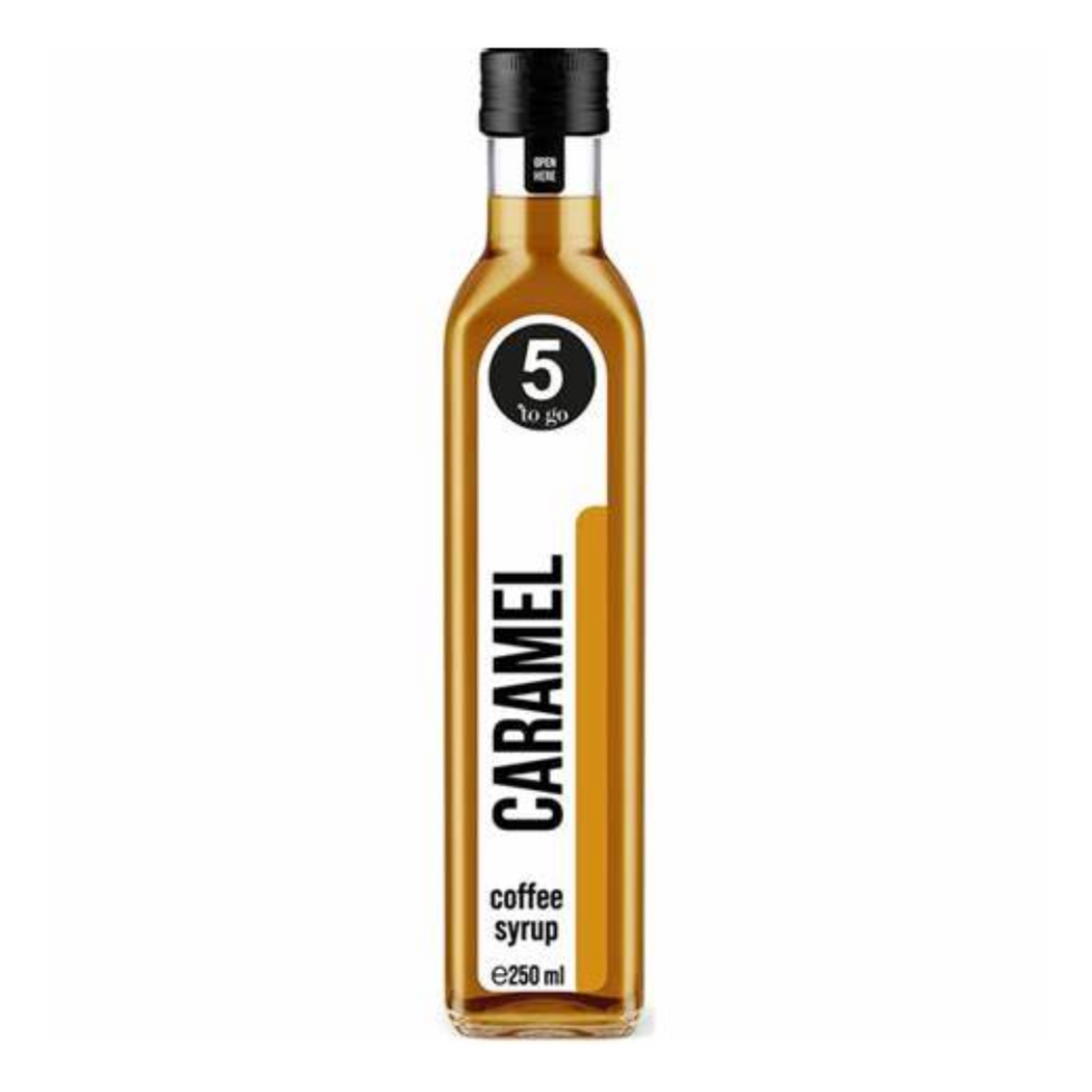 Sirop cafea 5 TO GO caramel, 0.25l