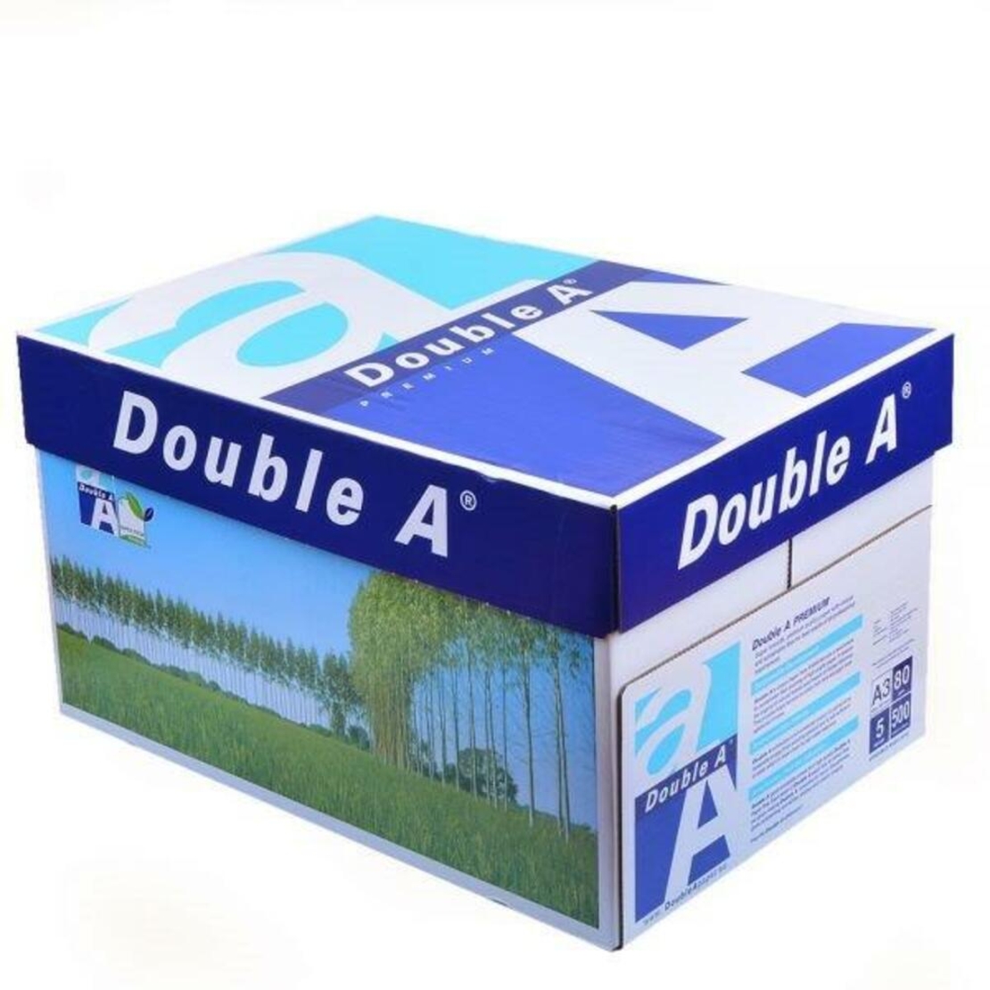 Hartie alba pentru copiator A3, 80gsm, 500coli/top, clasa A, Double A