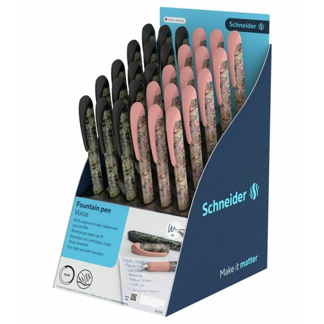 Stilou SCHNEIDER Voice 2026, 30 stilouri