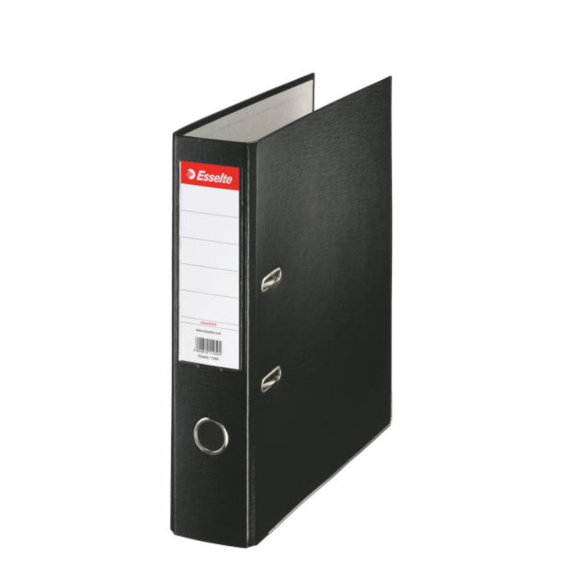 Biblioraft Esselte Economy, PP, partial reciclat, FSC, A4, 75 mm, negru