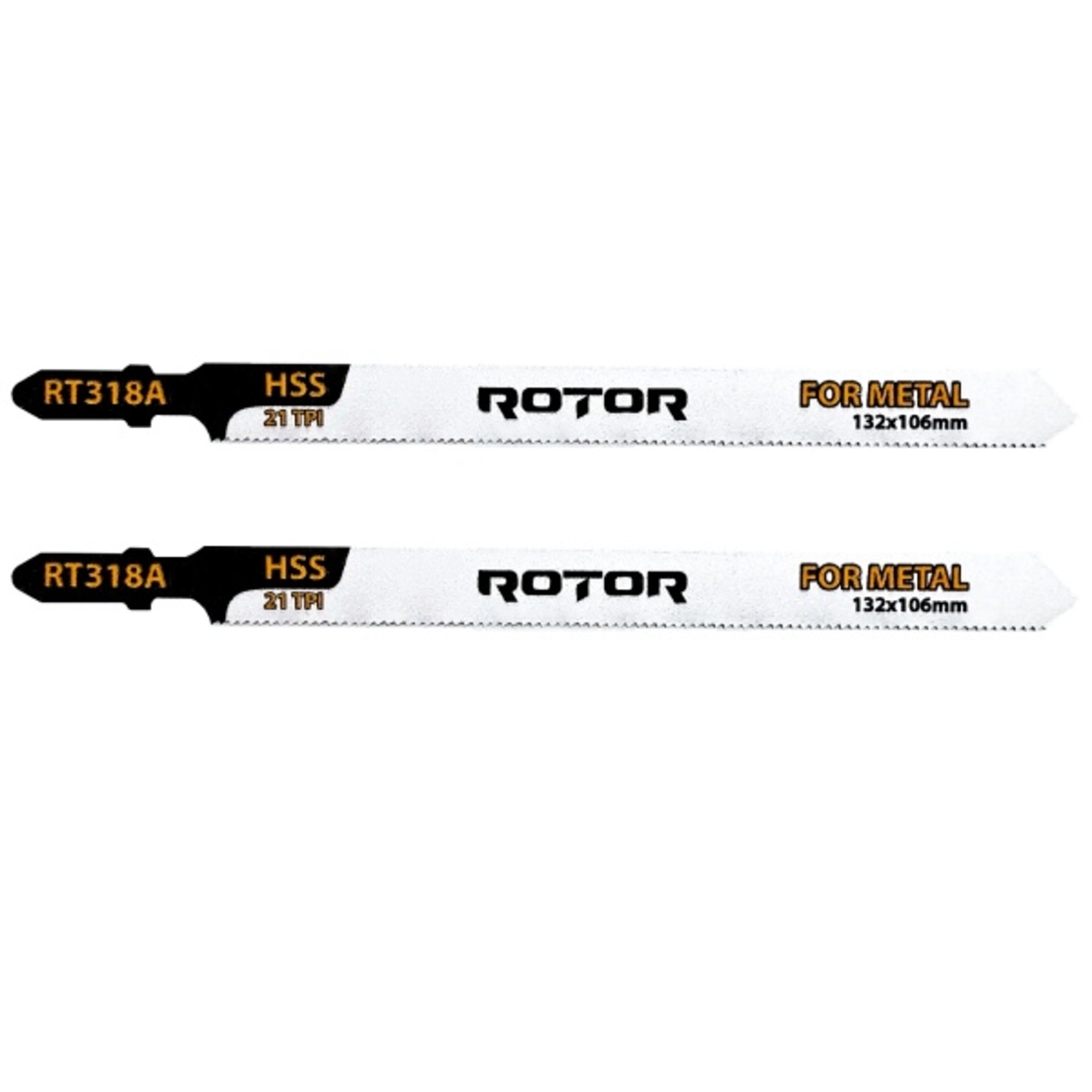 RT318A Panza fierastrau pendular pentru metal, 76x50 mm Set 2 buc ROTOR