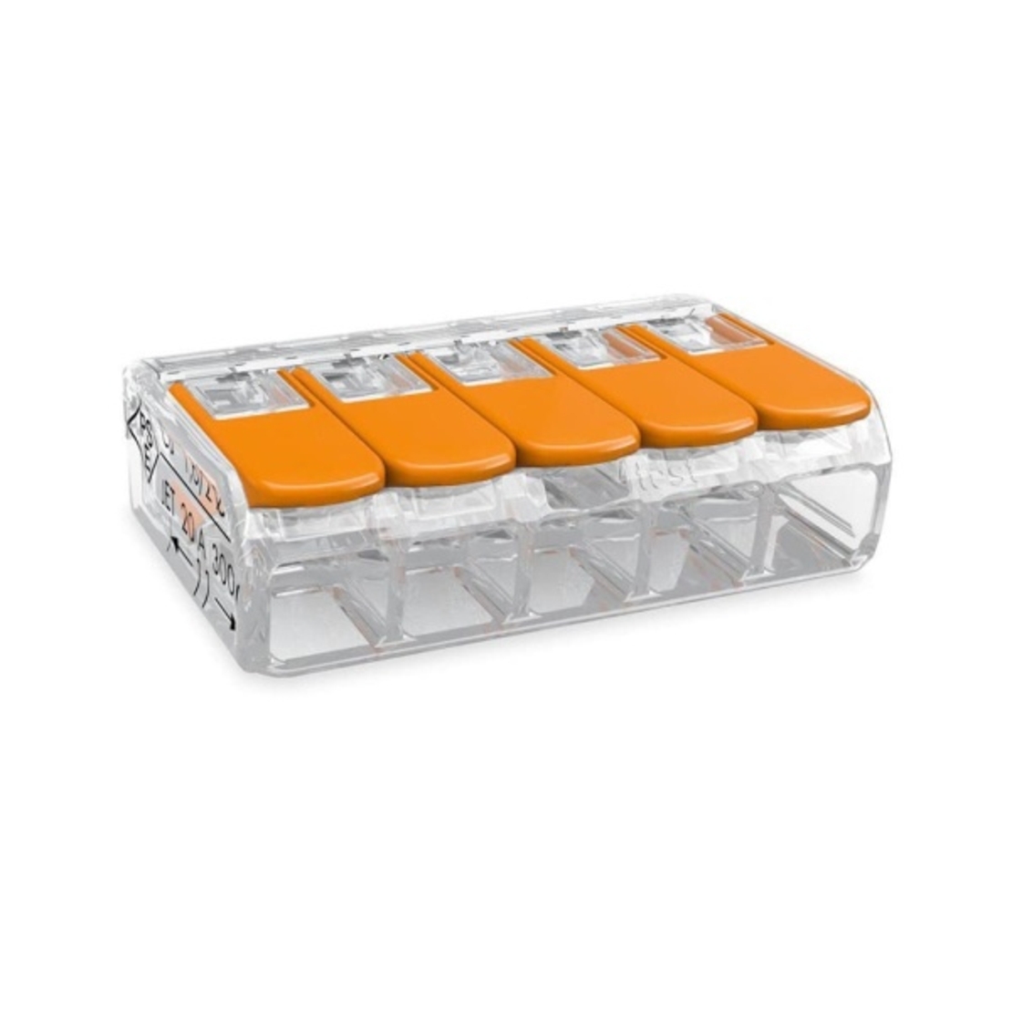 V-109498 Conector derivatie slim 5 poli VARGO(Set 10 bucati-13 lei setul)
