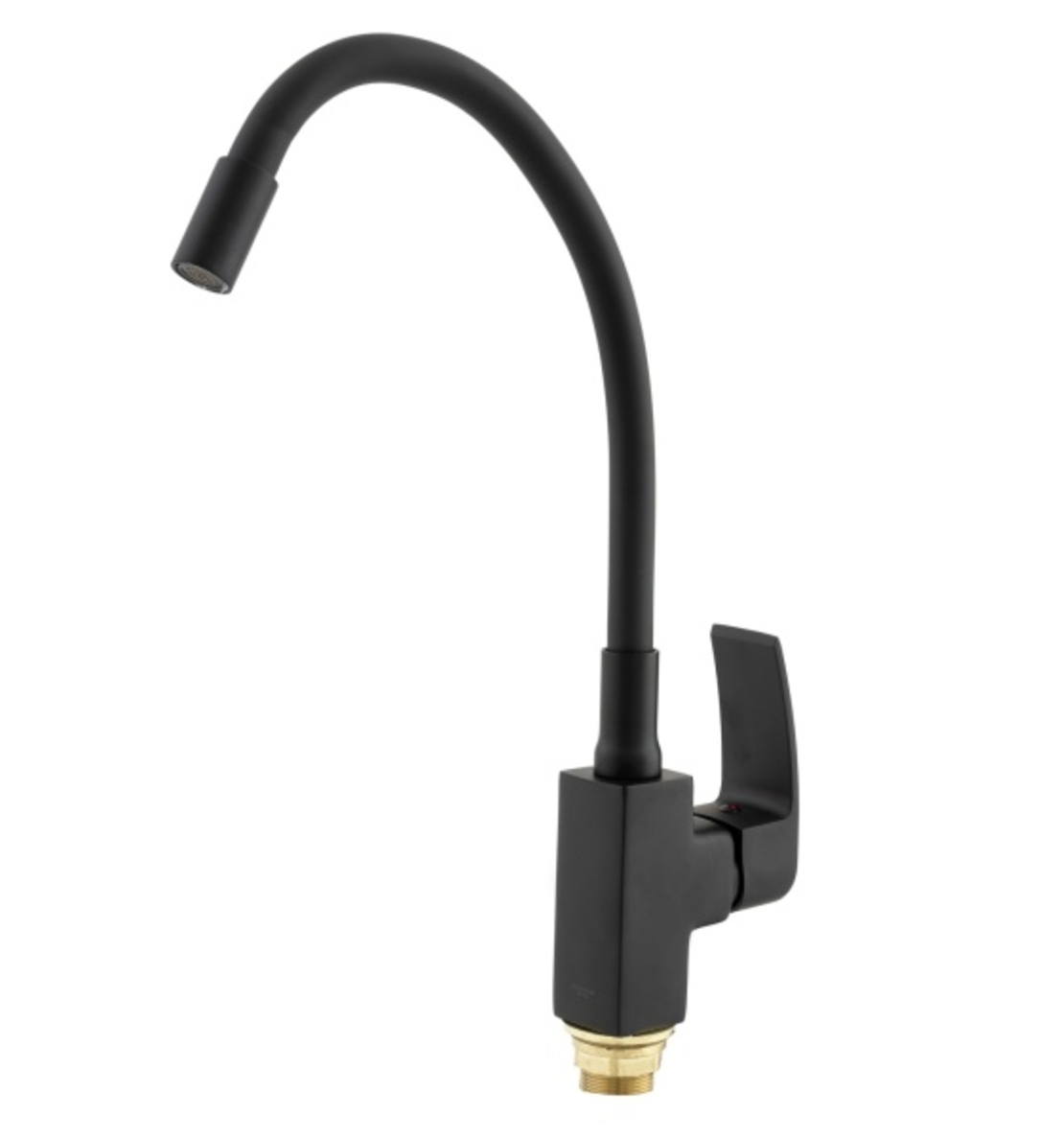 MAGNUM 011 (NUT) BLACK REFL. Baterie bucatarie cu dus flexibil MIXXUS