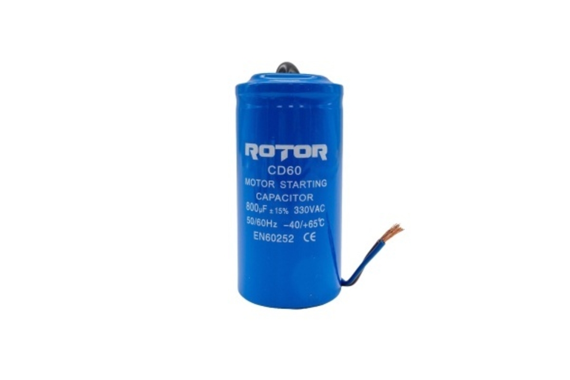 CD60 Condensator cu fire 800µF 50x100mm 330V ROTOR