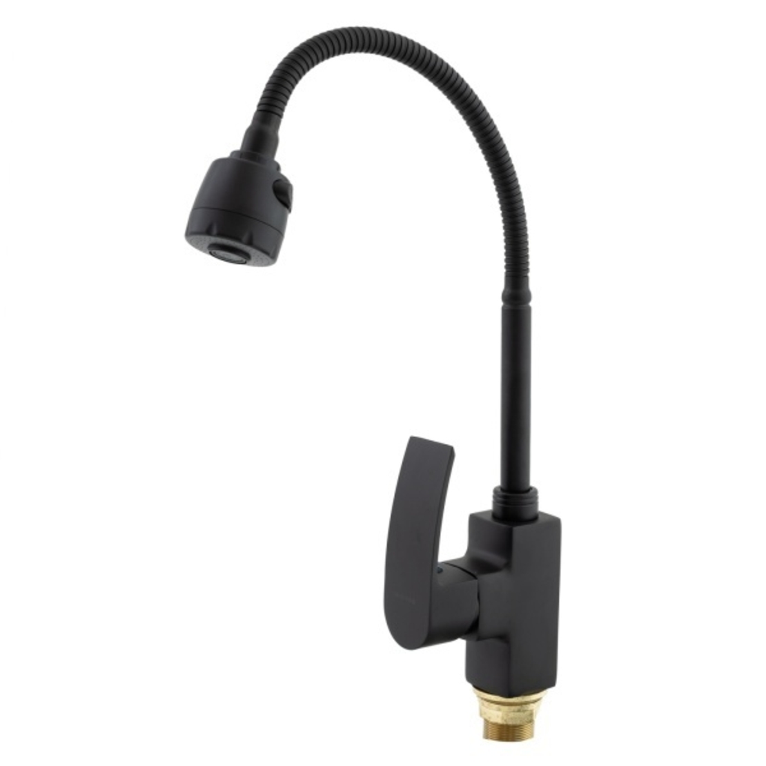 MAGNUM 011 (NUT) BLACK REFL. Baterie bucatarie dus flexibil cu 2 functii MIXXUS