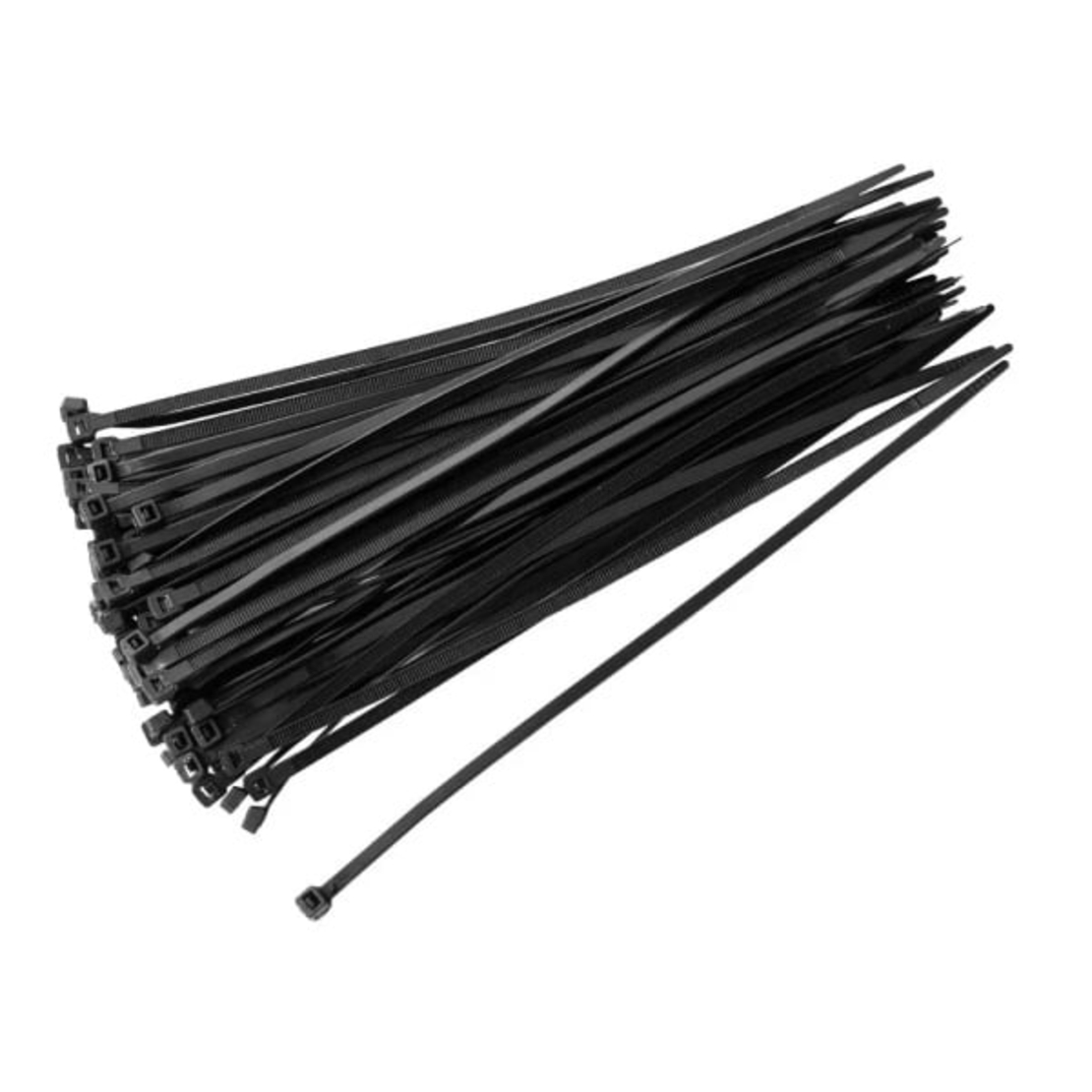 Colier plastic negru 3x100, 100 bucati FLOW