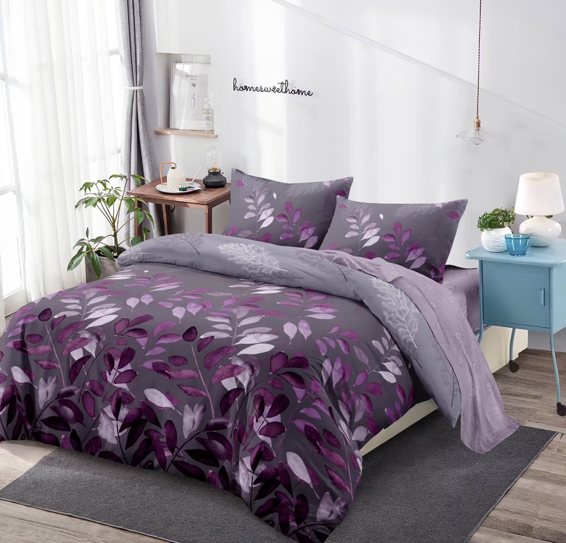 Lenjerie Bumbac Satinat - 4 Piese OFERTA TRIO.