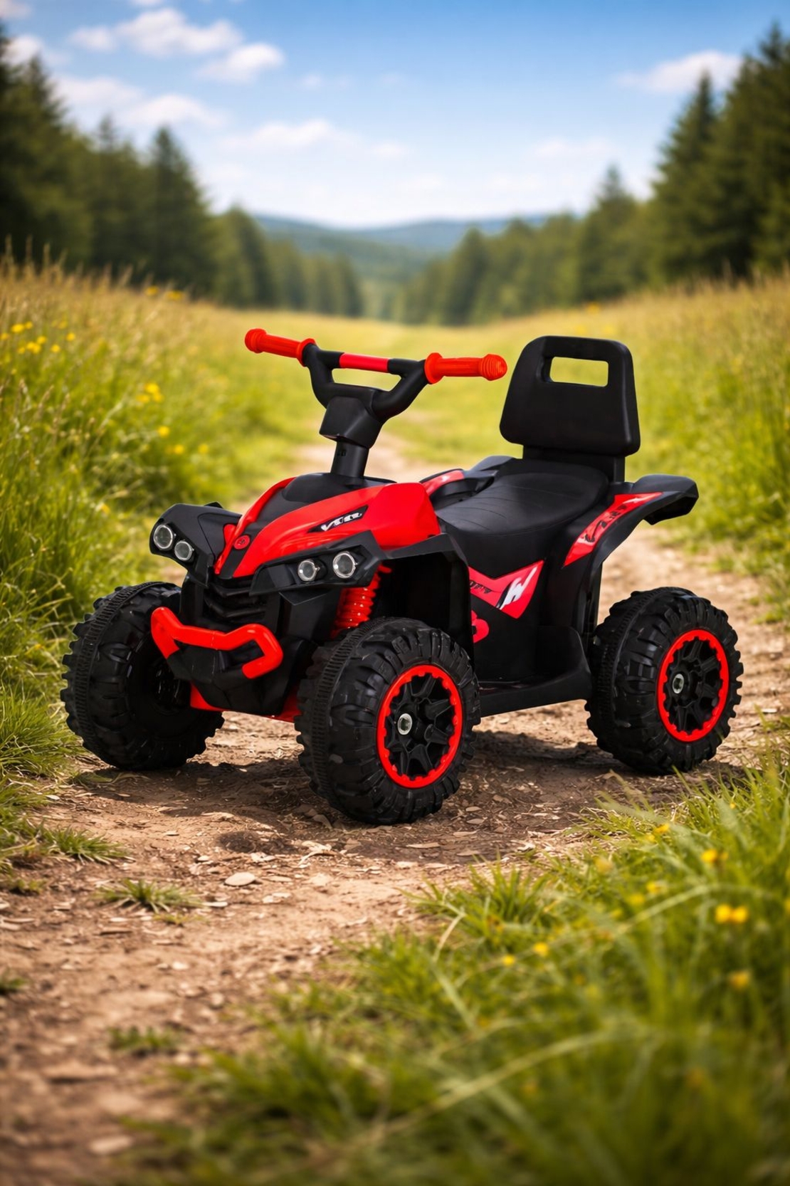 ATV electric sport de copii 1-6 ani ROSU.