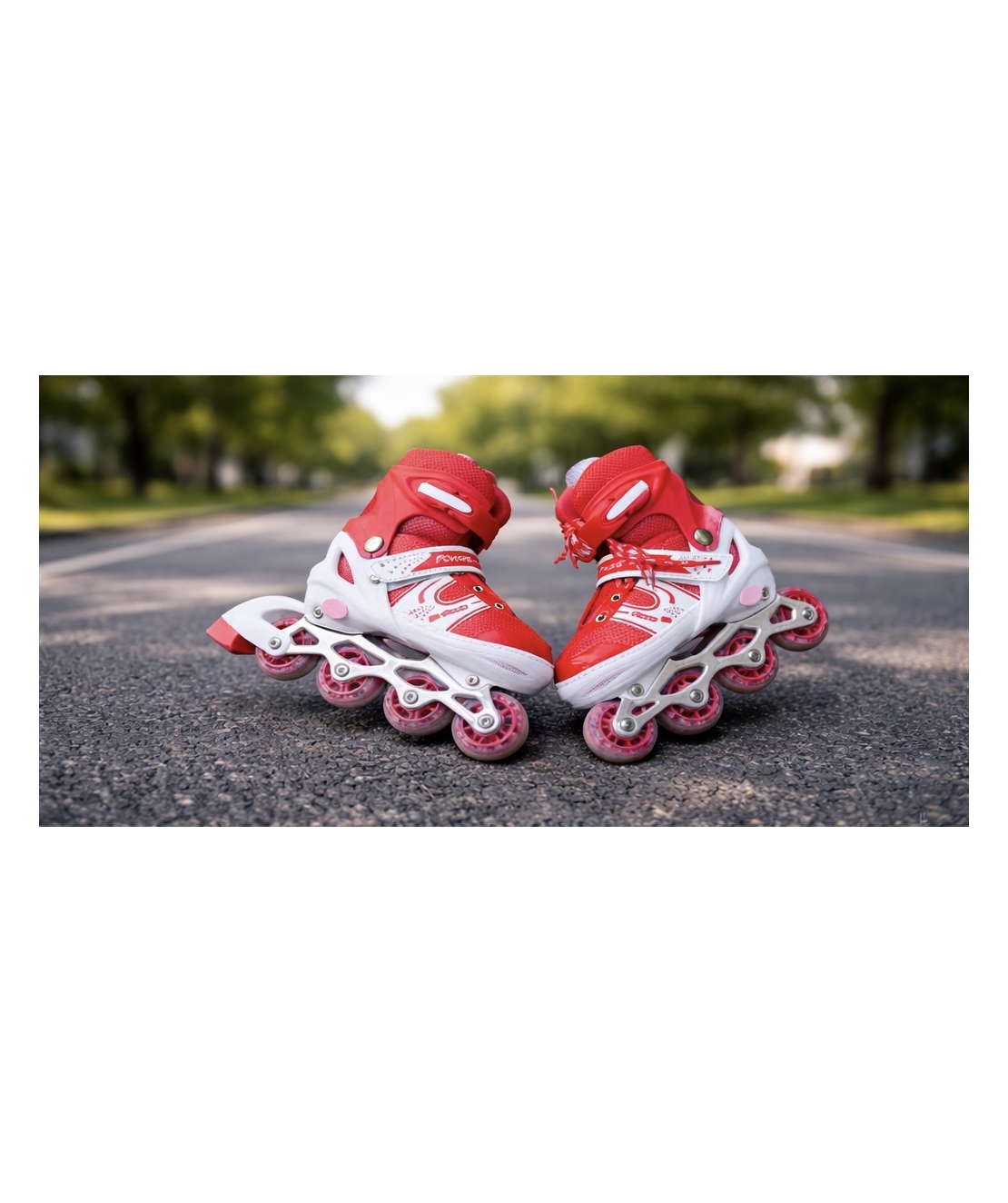 Role Reglabile Copii 2 în 1, Configurație 4 Roți sau 2+2, Pentru Începători