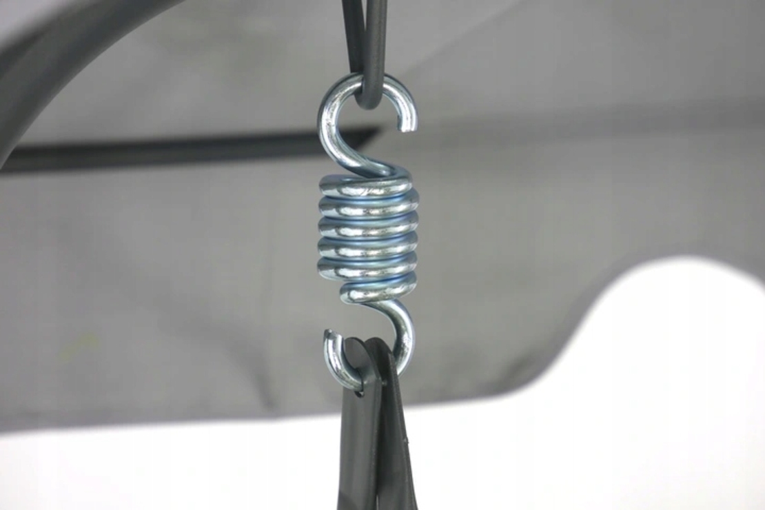 Leagan balansoar gradina  Vicenza, 3 locuri, 220kg, gri