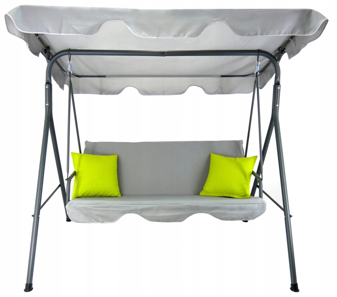 Leagan balansoar gradina  Vicenza, 3 locuri, 220kg, gri