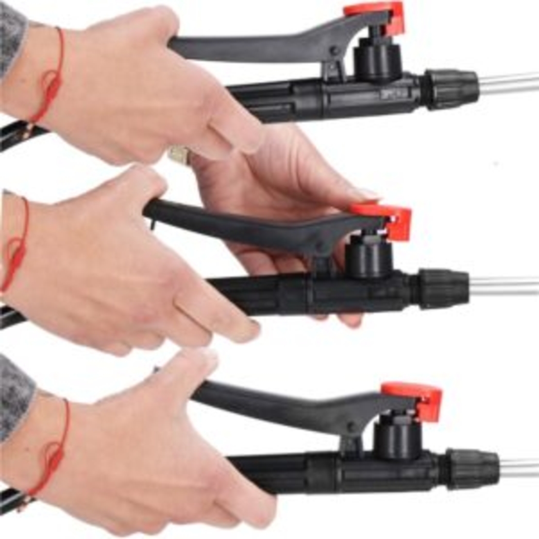 Pompa de stropit manual 5L cu lance reglabila 63 cm, 2 duze si curea de umar
