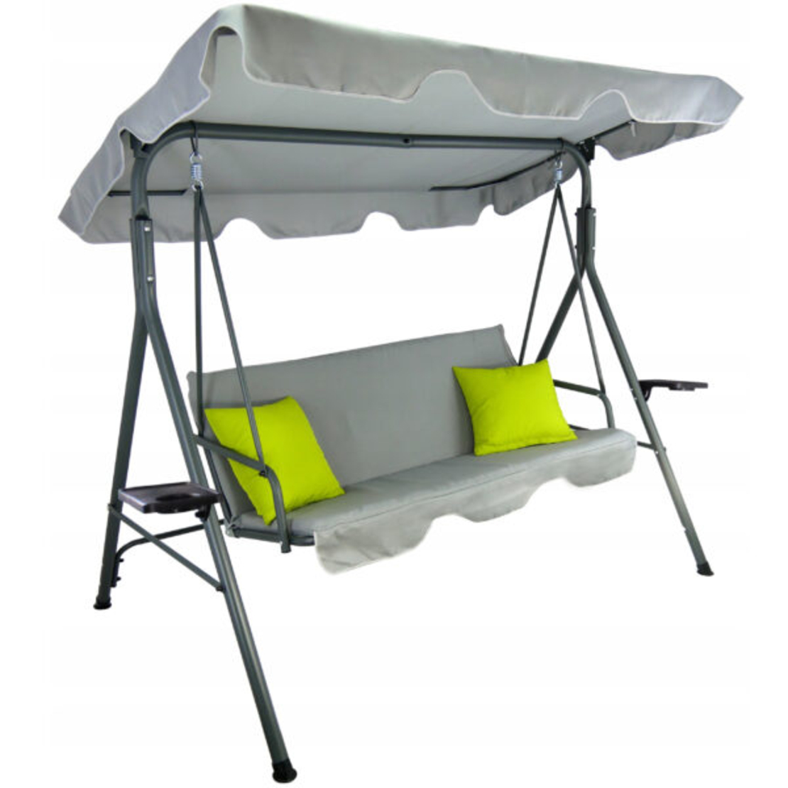 Leagan balansoar gradina  Vicenza, 3 locuri, 220kg, gri