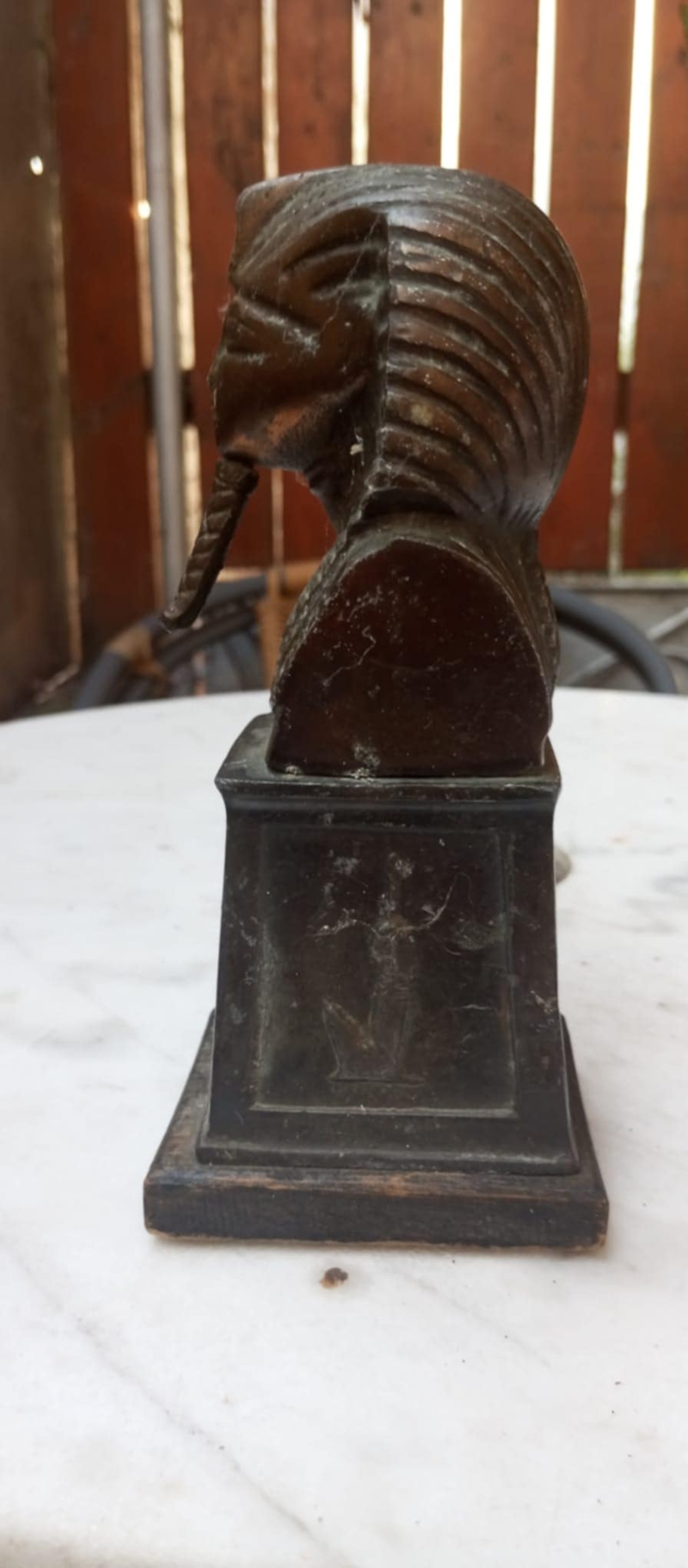 Statueta din bronz Tuthankamon