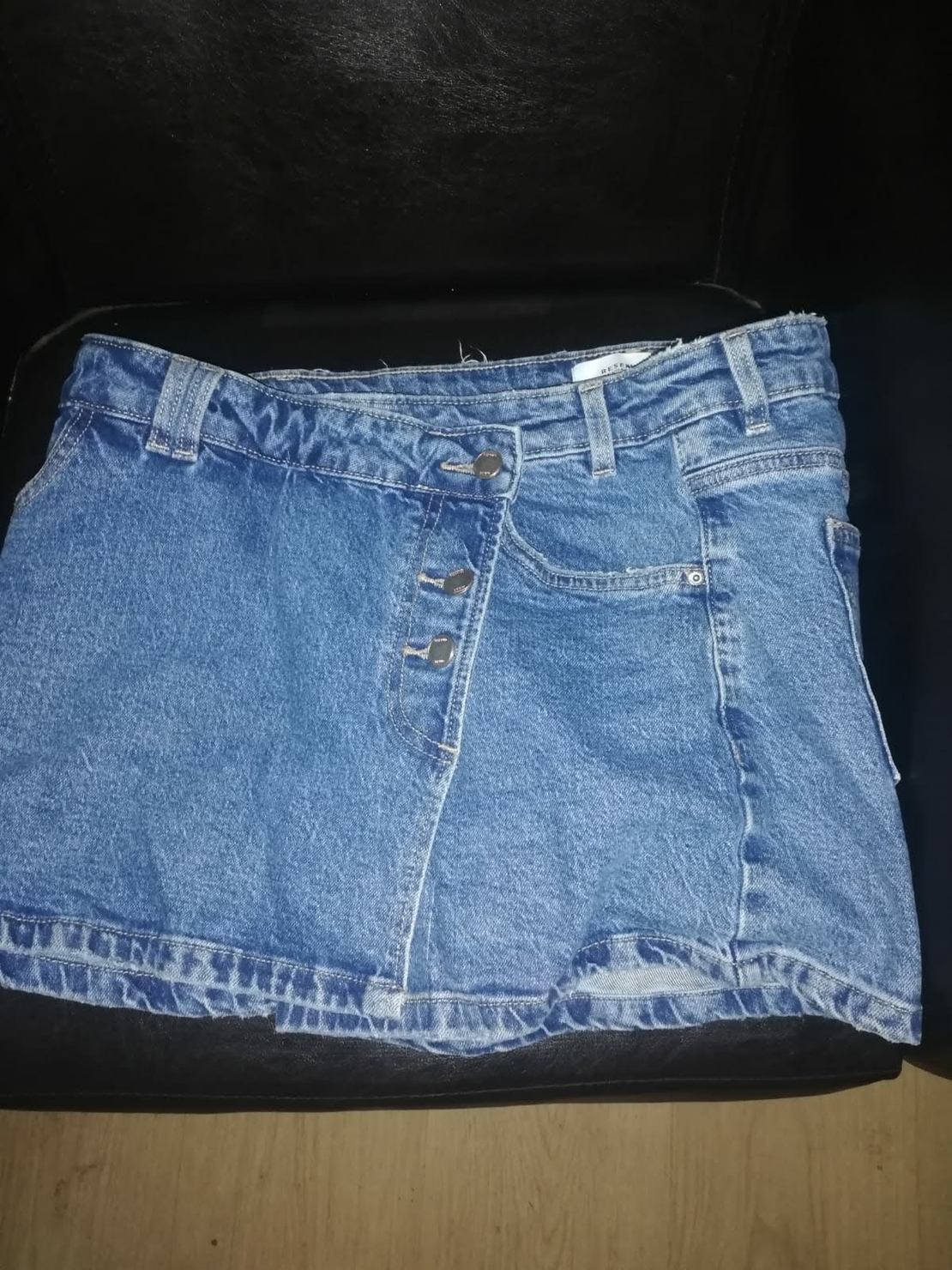 Fustițe tip pantalon scurt Denim