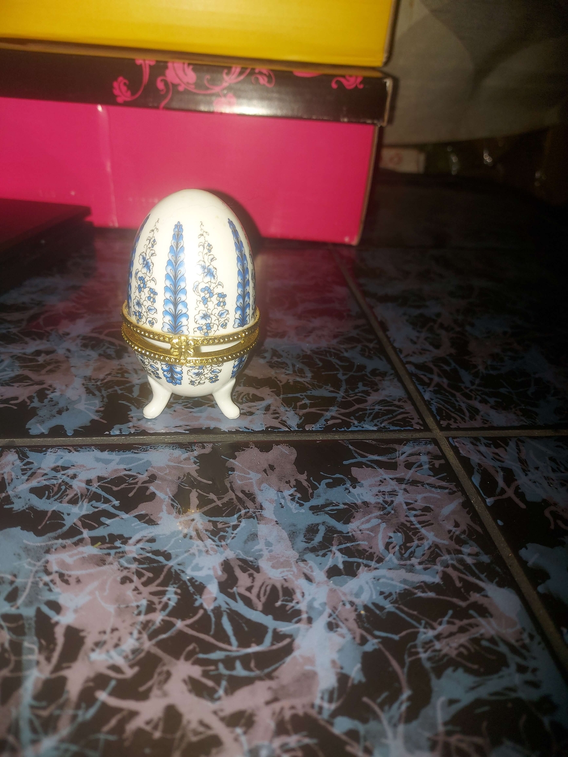 Cutiuțe pt bijuterii tip ou faberger