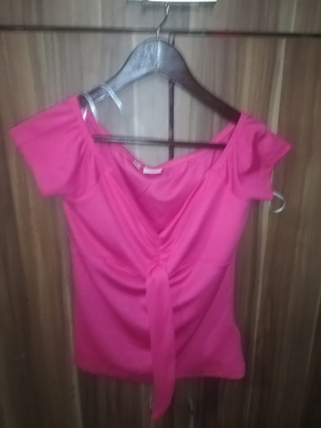 Tricou sau top elegant coral
